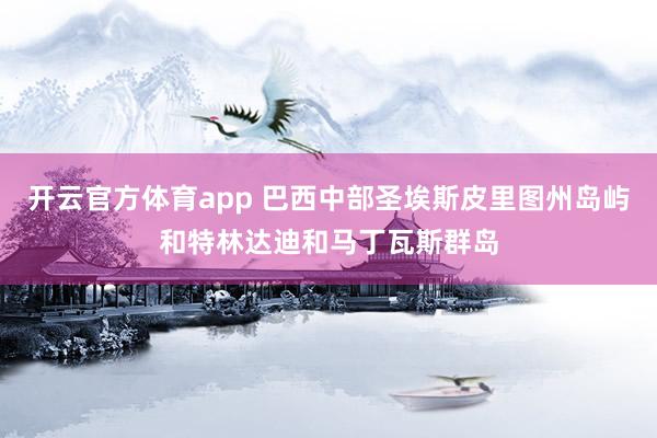 开云官方体育app 巴西中部圣埃斯皮里图州岛屿和特林达迪和马丁瓦斯群岛