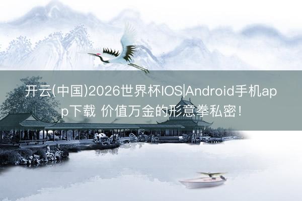 开云(中国)2026世界杯IOS|Android手机app下载 价值万金的形意拳私密!